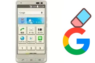 How to delete the Google account in Kyocera Basio 3