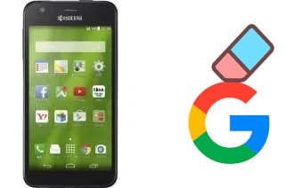 How to delete the Google account in Kyocera DIGNO C