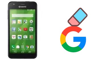 How to delete the Google account in Kyocera Digno U