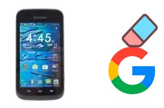 How to delete the Google account in Kyocera Hydro Edge