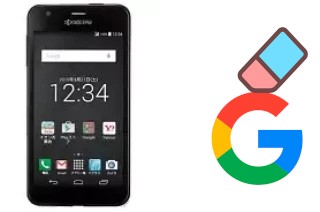 How to delete the Google account in Kyocera S301