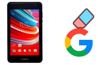 How to delete the Google account in Lanix Ilium PAD RX7