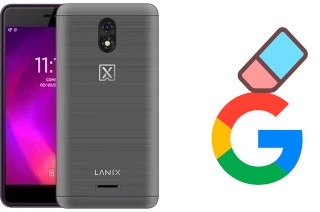 How to delete the Google account in Lanix X550