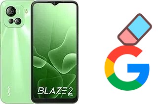 How to delete the Google account in Lava Blaze 2 Pro