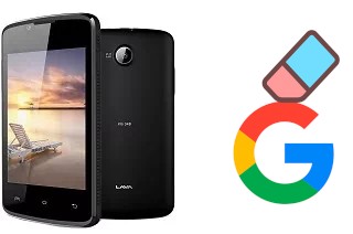 How to delete the Google account in Lava Iris 348