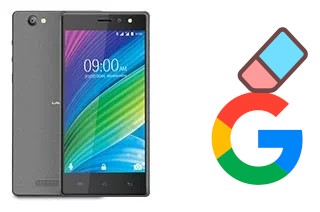 How to delete the Google account in Lava X41 Plus