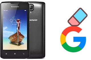 How to delete the Google account in Lenovo A1000