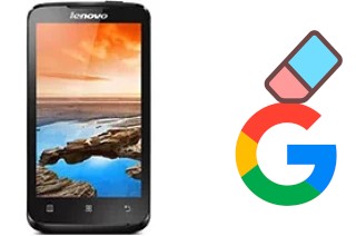 How to delete the Google account in Lenovo A316i