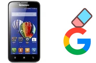 How to delete the Google account in Lenovo A328