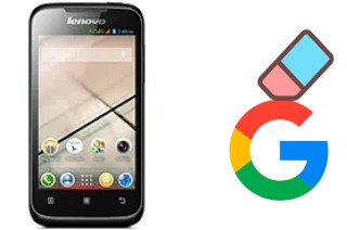 How to delete the Google account in Lenovo A369i