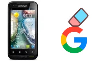 How to delete the Google account in Lenovo A660