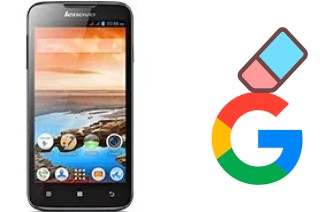 How to delete the Google account in Lenovo A680