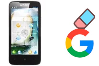 How to delete the Google account in Lenovo A820