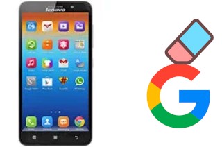 How to delete the Google account in Lenovo A850+