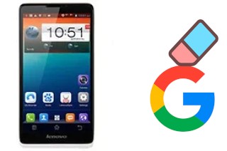 How to delete the Google account in Lenovo A889