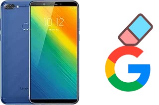 How to delete the Google account in Lenovo K5 Note (2018)