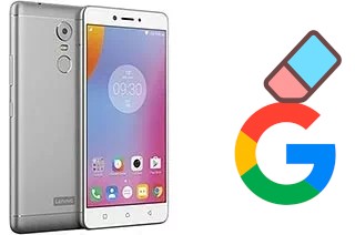 How to delete the Google account in Lenovo K6 Note