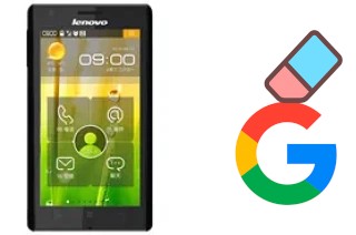 How to delete the Google account in Lenovo K800