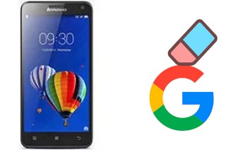 How to delete the Google account in Lenovo S580