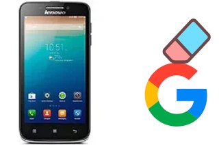 How to delete the Google account in Lenovo S650