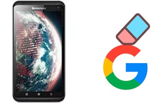 How to delete the Google account in Lenovo S930