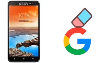 How to delete the Google account in Lenovo S939