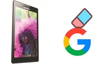 How to delete the Google account in Lenovo Tab 2 A7-10