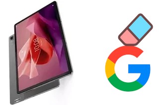 How to delete the Google account in Lenovo Tab P12