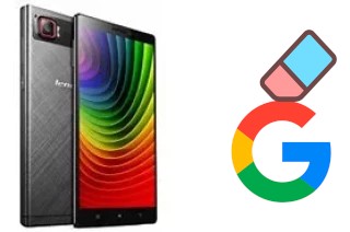 How to delete the Google account in Lenovo Vibe Z2