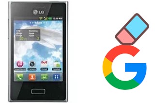 How to delete the Google account in LG Optimus L3 E400