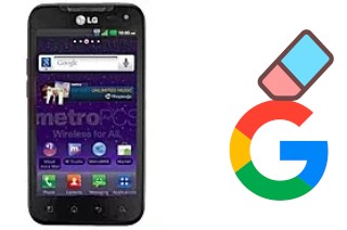 How to delete the Google account in LG Connect 4G MS840