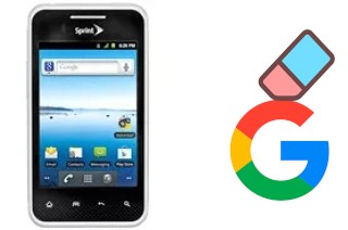 How to delete the Google account in LG Optimus Elite LS696