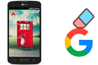 How to delete the Google account in LG F70 D315