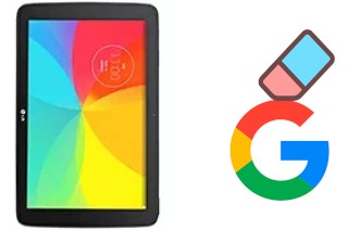 How to delete the Google account in LG G Pad 10.1 LTE