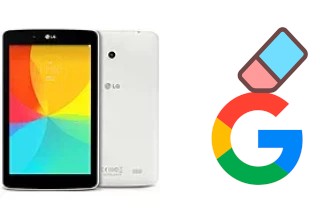 How to delete the Google account in LG G Pad 8.0 LTE