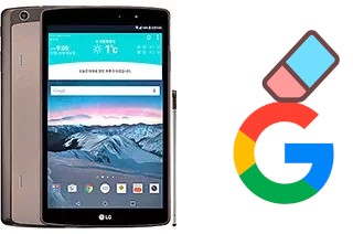 How to delete the Google account in LG G Pad II 8.3 LTE