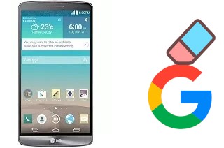 How to delete the Google account in LG G3 A