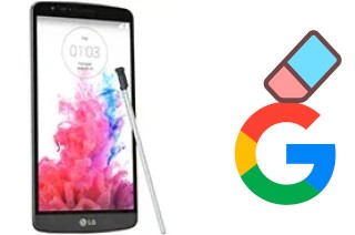 How to delete the Google account in LG G3 Stylus