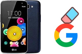 How to delete the Google account in LG K4