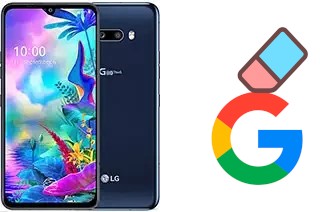 How to delete the Google account in LG G8X ThinQ