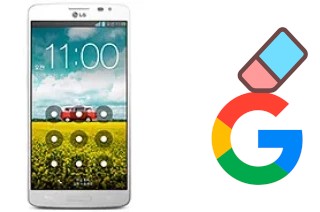 How to delete the Google account in LG GX F310L