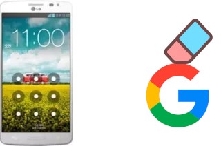 How to delete the Google account in LG GX