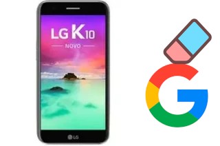 How to delete the Google account in LG K10 Novo