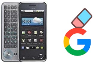 How to delete the Google account in LG Optimus Q LU2300