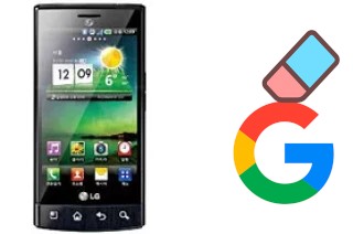 How to delete the Google account in LG Optimus Mach LU3000