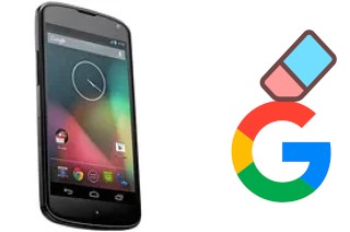 How to delete the Google account in LG Nexus 4 E960