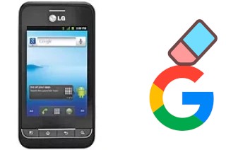 How to delete the Google account in LG Optimus 2 AS680