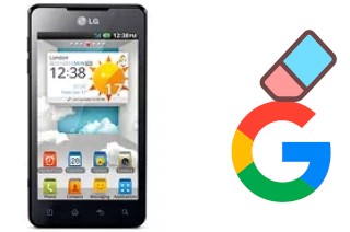 How to delete the Google account in LG Optimus 3D Max P720