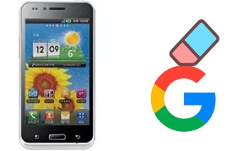 How to delete the Google account in LG Optimus Big LU6800