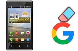 How to delete the Google account in LG Optimus EX SU880